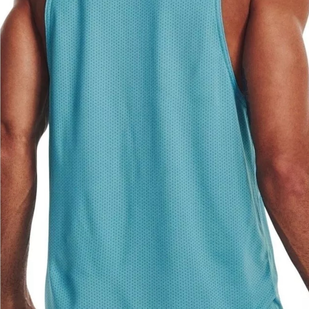 New Under Armour Men's Project Rock Reversible Mesh Tank 1377442 Loose Fit - Picture 5 of 7